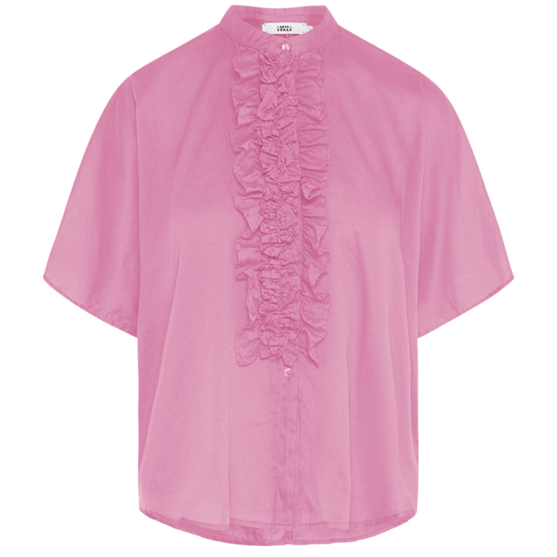 0039 ITALY Bluse DAISY aus Baumwolle - Rosa