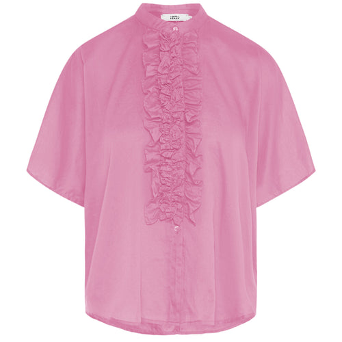 0039 ITALY Bluse DAISY aus Baumwolle - Rosa