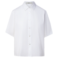 0039 ITALY Bluse BEA mit Baumwolle - Weiss