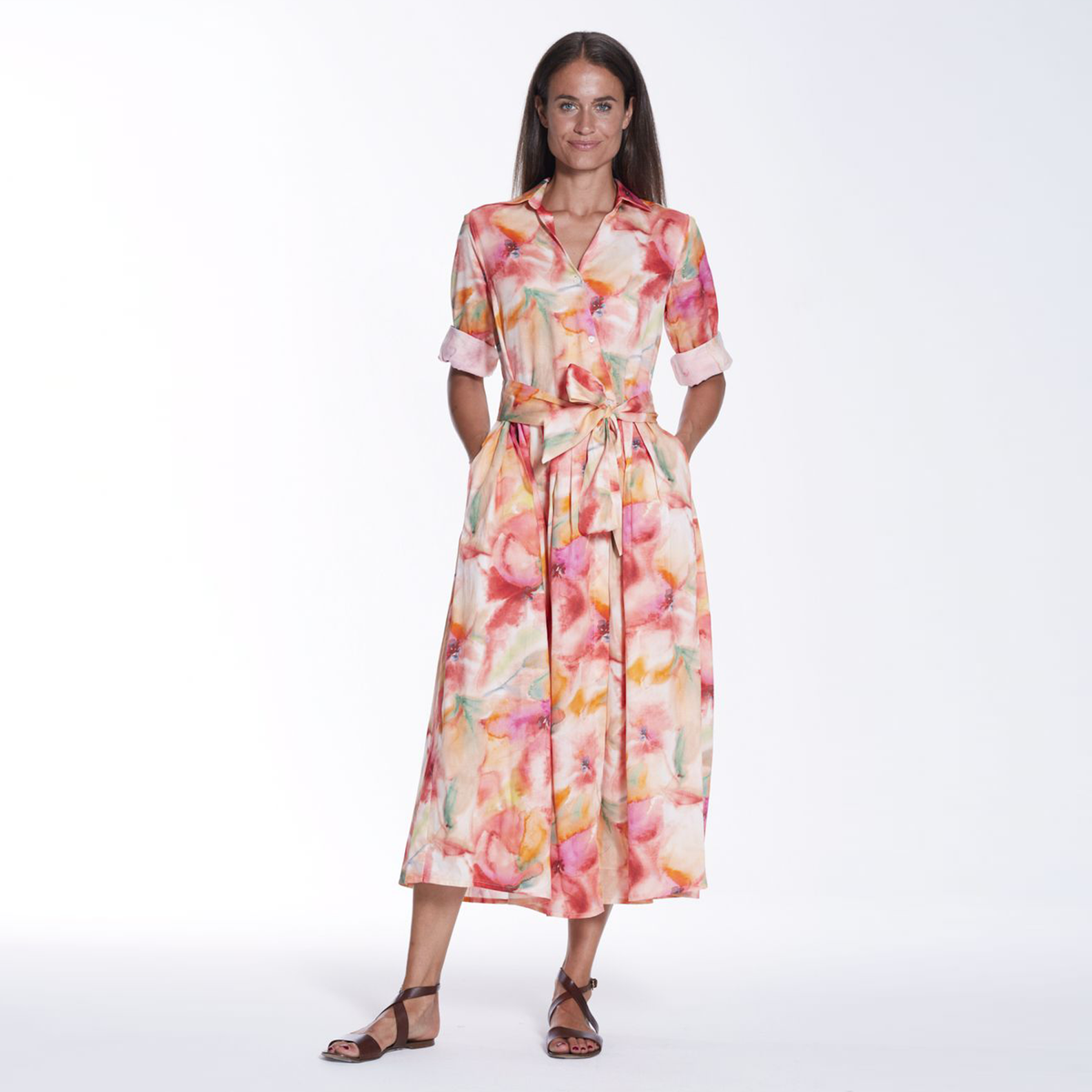 0039italy-damen-kleid-havanna-new-julene-orange-gebl-mt-floral-gemustert-212425-0001-2