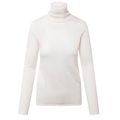 0039ITALY Rollkragenpullover WHILEY aus Wolle - Beige