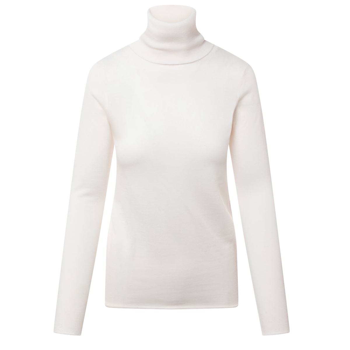 0039ITALY Rollkragenpullover WHILEY aus Wolle - Beige