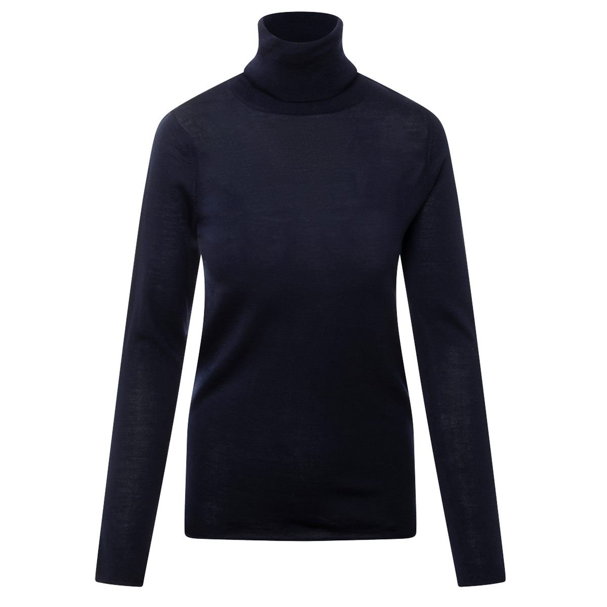 0039ITALY Rollkragenpullover WHILEY mit Kaschmir - Blau