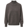 0039ITALY Pullover NINA mit Kaschmir - Braun