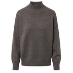 0039ITALY Pullover NINA mit Kaschmir - Braun