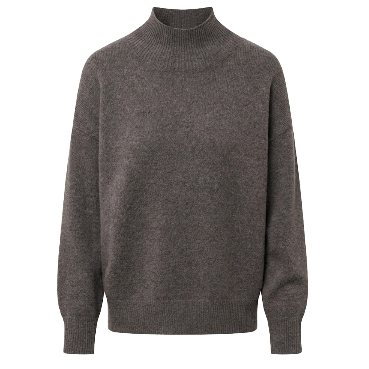 0039ITALY Pullover NINA mit Kaschmir - Braun