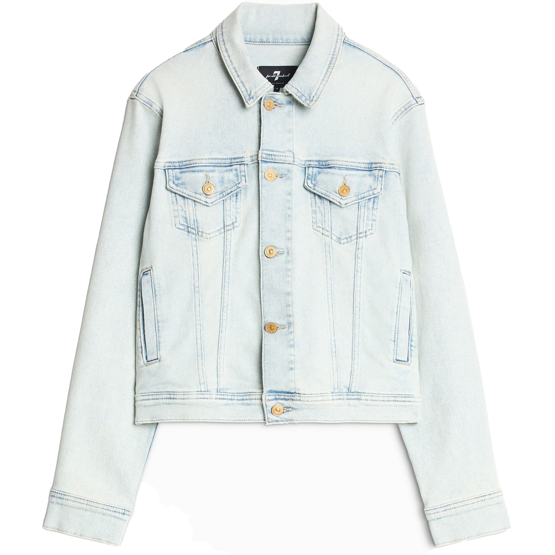 7-FOR-ALL-MANKIND-Damen-Jeansjacke-Trucker-cassic-maui-light-blau