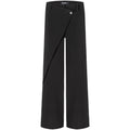 CAMBIO Hose ANAIS WRAP FRONT Damen in Schwarz - Vorderansicht