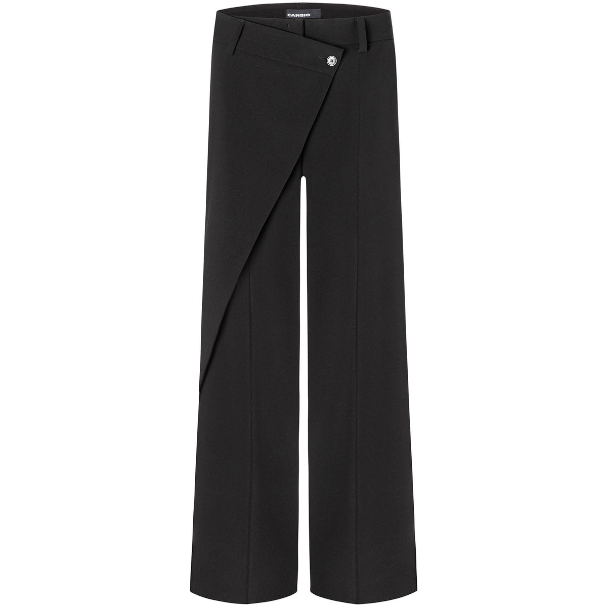 CAMBIO Hose ANAIS WRAP FRONT Damen in Schwarz - Vorderansicht