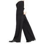 CAMBIO Hose ANAIS WRAP FRONT Damen in Schwarz - Seitenansicht