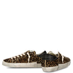 PHILIPPE MODEL Sneaker PRSX LOW aus Leder Damen in Braun - Seitenansicht