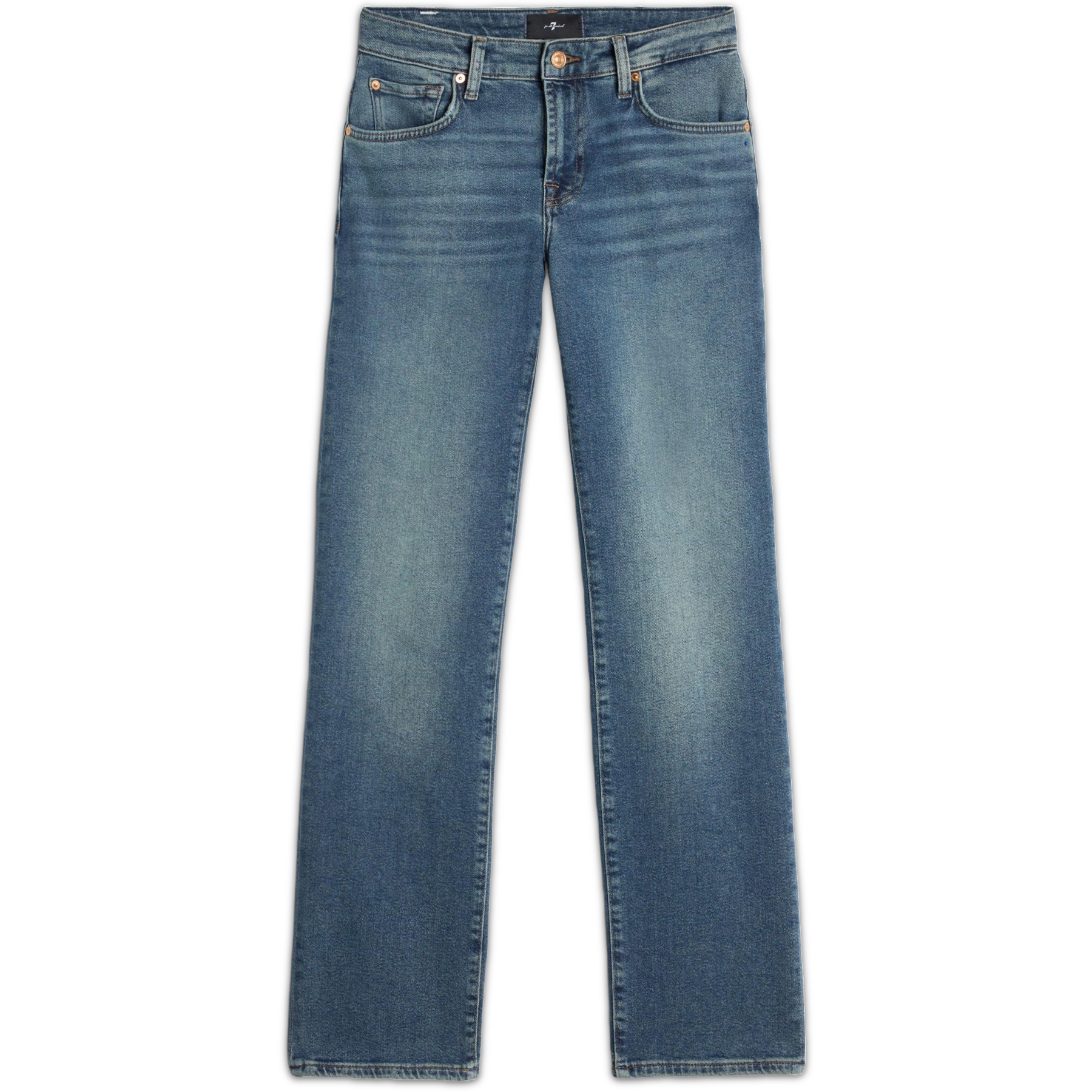 Seven-for-all-mankind-Damen-Bootcut-Calie-Straight-Sea-Level-blau