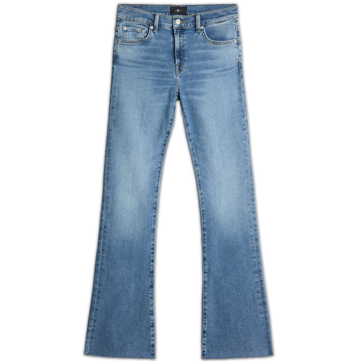 Seven-for-all-mankind-Damen-Bootcut-Tailorless-Fancy-blau