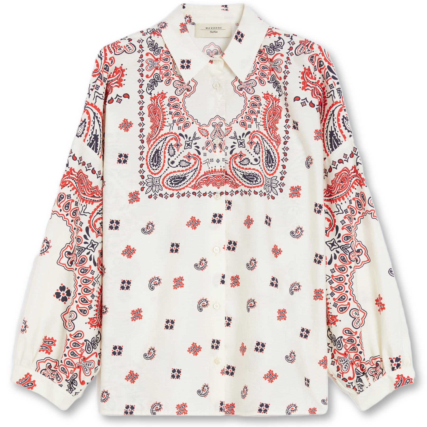 WEEKEND-MAX-MARA-Damen-Bluse-Adda-Weiss-gemustert-01-jpg