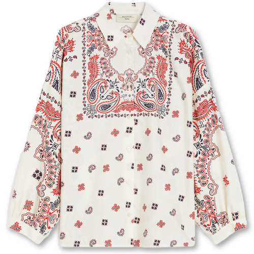 WEEKEND-MAX-MARA-Damen-Bluse-Adda-Weiss-gemustert-01-jpg