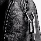 Zadig-et-Voltaire-Tasche-SUNNY-GRAINED-LEATHER-STU-Schwarz