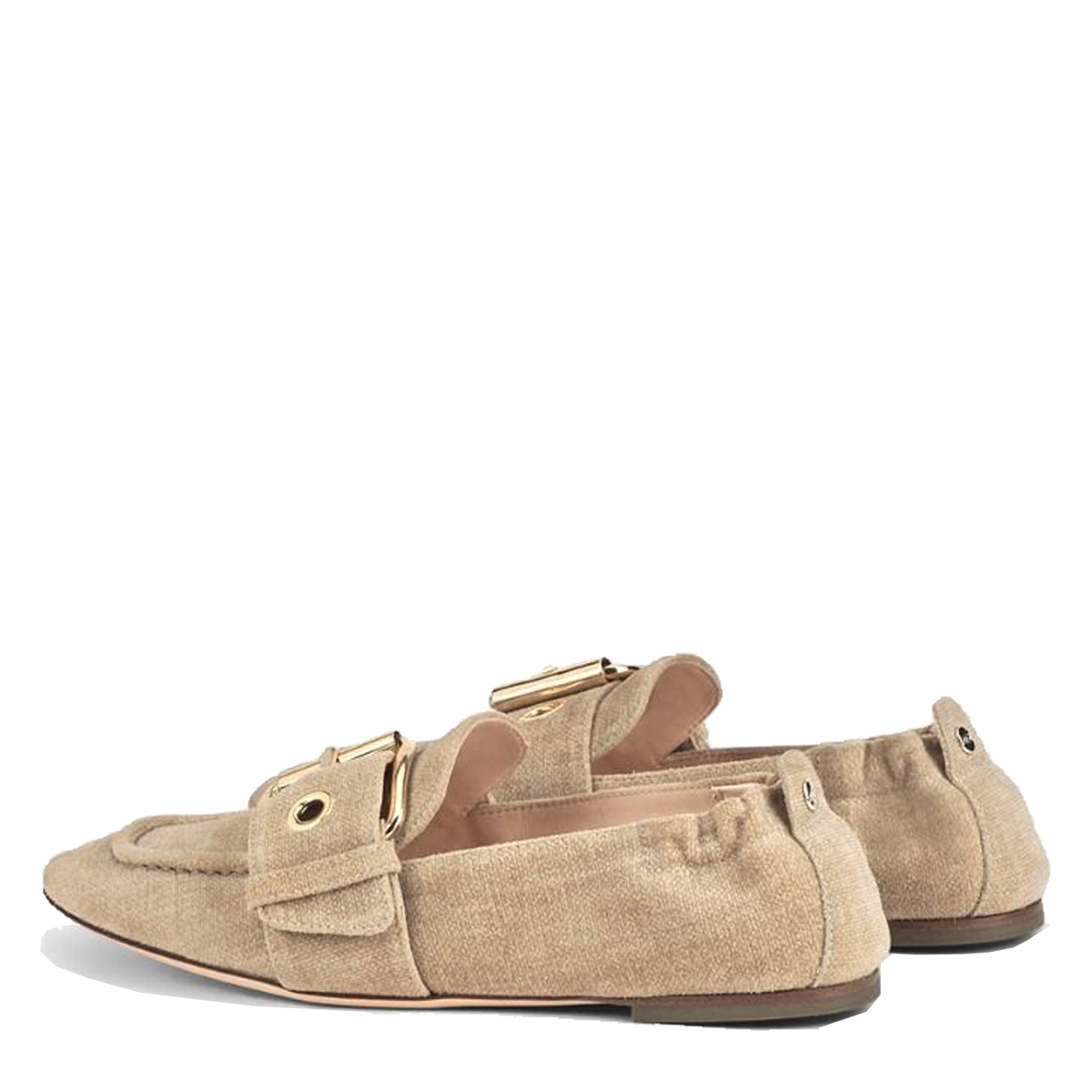 AGL Slipper MAYA aus Veloursleder - Beige