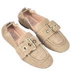 AGL Slipper MAYA aus Veloursleder - Beige