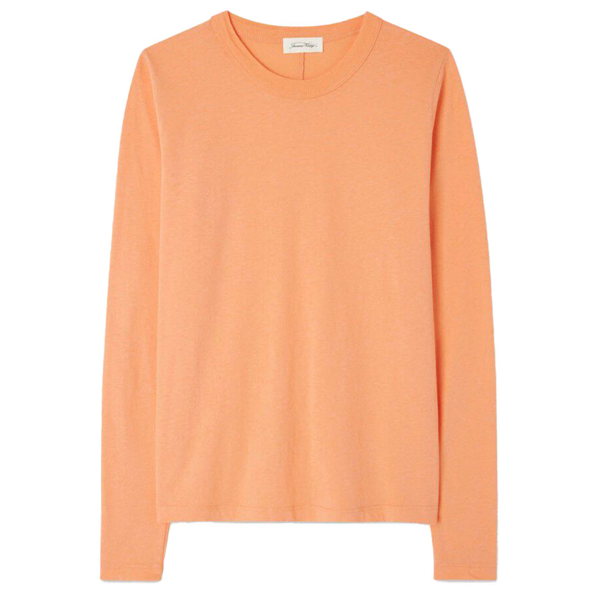 american-vintage-damen-basic-shirt-langarmshirt-longsleeve-melon-orange-gamipy-gami02c-melon-1