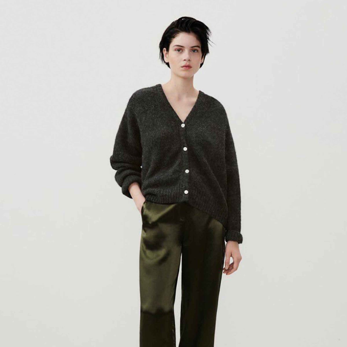 american-vintage-damen-cardigan-strickjacke-east1-anthracite-chine-grau-meliert-east19g-2