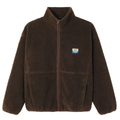 AMERICAN VINTAGE Jacke HOKTOWN aus Teddy-Fell - Marronnier Chine