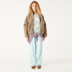 AMERICAN VINTAGE Jacke HOKTOWN aus Teddy-Fell - Muscade Chine