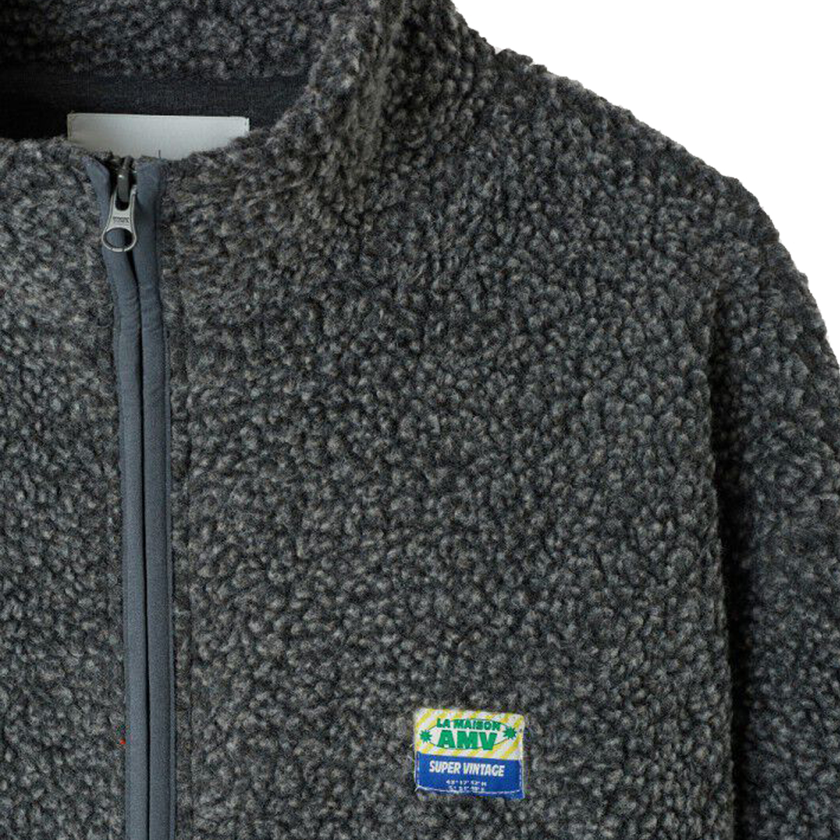 american-vintage-damen-jacke-teddyjacke-hoktown-grau-anthracite-chine-hok16c-anthr-c-2