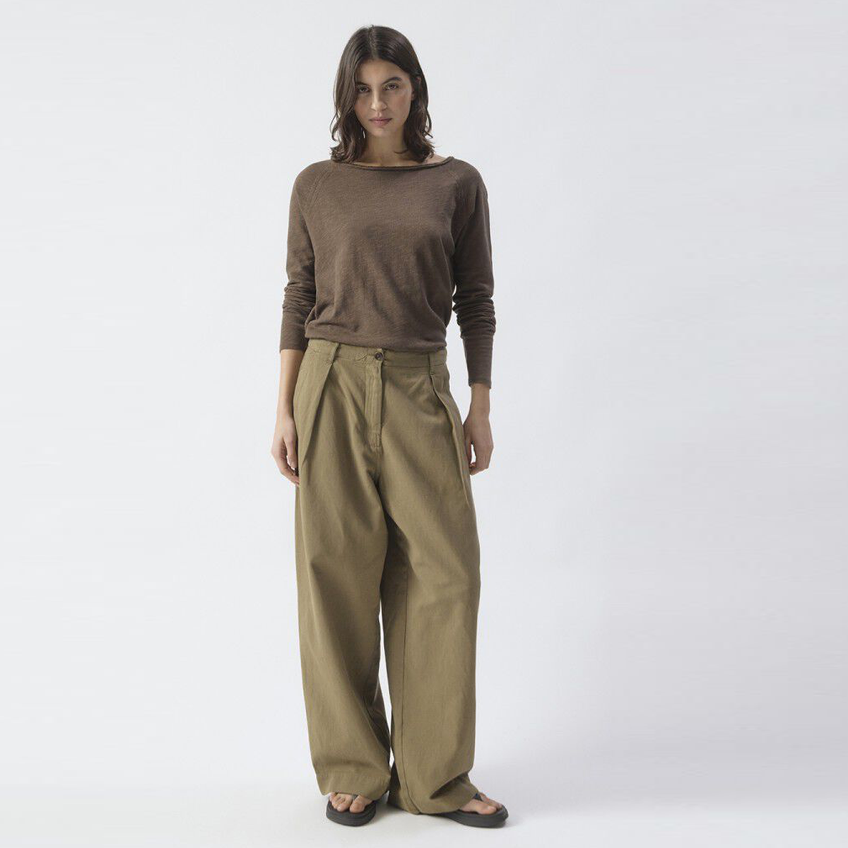 Langarmshirt SONOMA aus Baumwolle