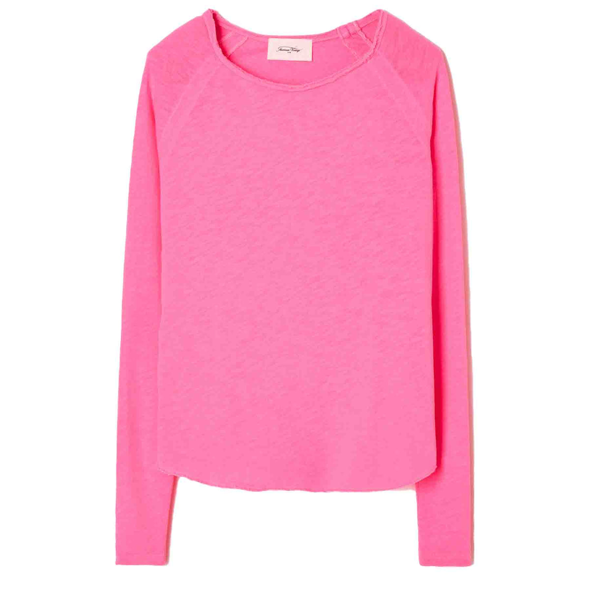 american-vintage-damen-langarmshirt-longsleeve-sonoma-pink-acid-fluo-son31g-pink-f-1