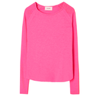 AMERICAN VINTAGE Langarmshirt SONOMA aus Baumwolle - Pink Acid Fluo