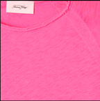 AMERICAN VINTAGE Langarmshirt SONOMA aus Baumwolle - Pink Acid Fluo