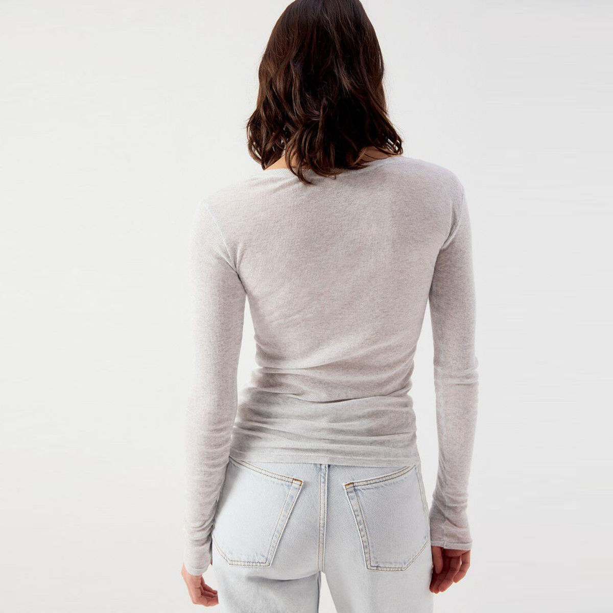 Langarmshirt MASSACHUSETTS aus Baumwolle