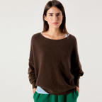 AMERICAN VINTAGE Pullover DAMSVILLE mit Wolle - Brune Chine – Foto 2