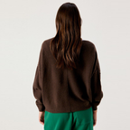AMERICAN VINTAGE Pullover DAMSVILLE mit Wolle - Brune Chine – Foto 3