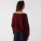 AMERICAN VINTAGE Pullover DAMSVILLE mit Wolle - Cerisier Chine – Foto 3