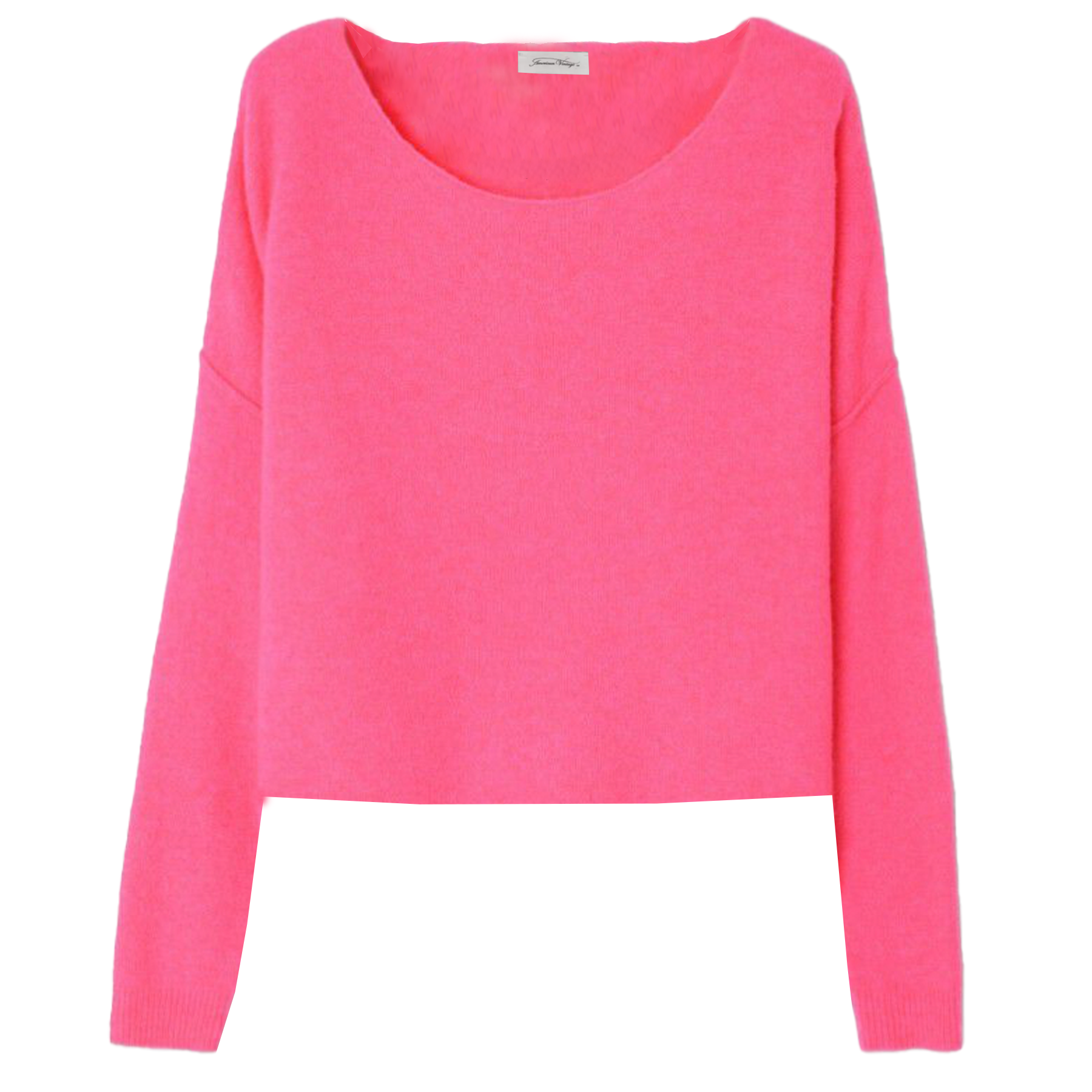 american-vintage-damen-pullover-damsville-pink-rose-fluo-dam225-rose-f-1