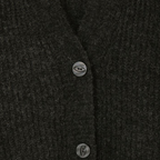 AMERICAN VINTAGE Cardigan EAST mit Alpaka - Anthracite Chine – Foto 2