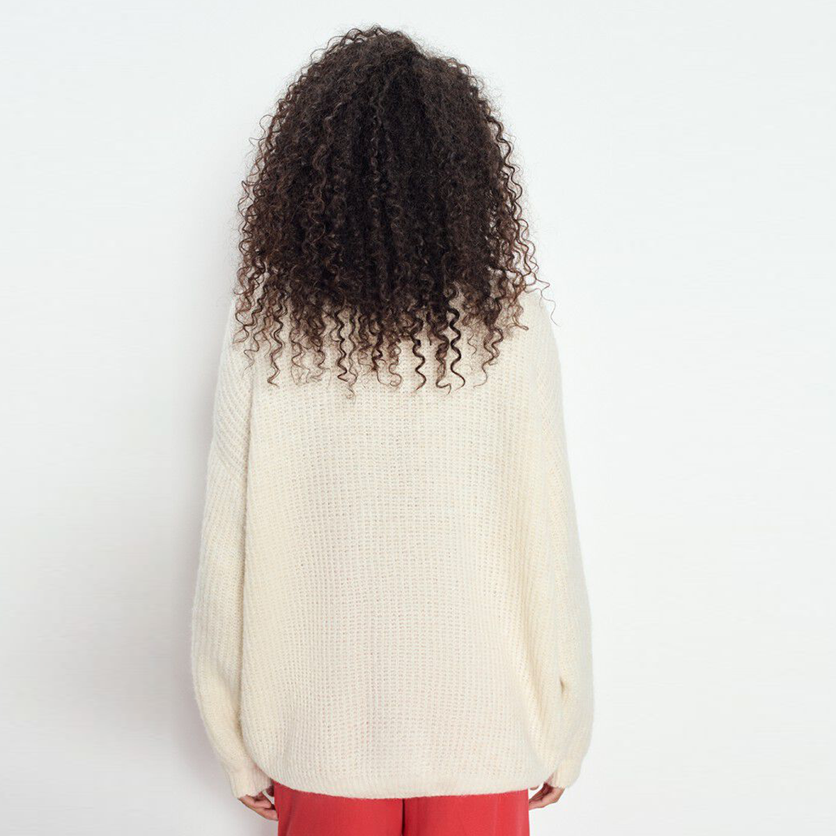 AMERICAN VINTAGE Cardigan EAST mit Alpaka - Nacre Chine