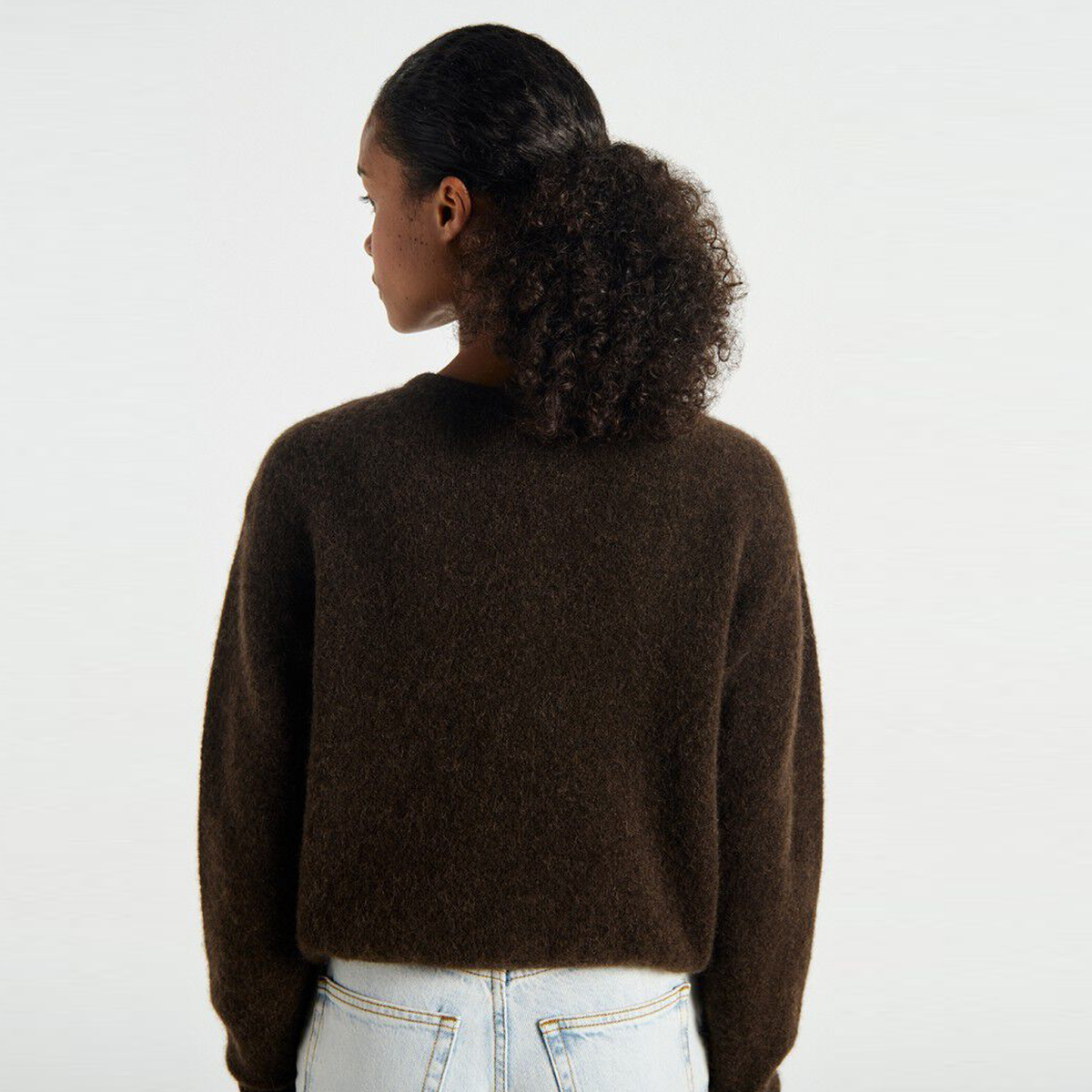 AMERICAN VINTAGE Cardigan VITOW mit Alpaka - Cafe Chine