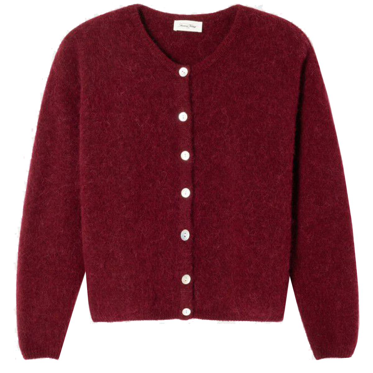 AMERICAN VINTAGE Cardigan VITOW mit Alpaka - Cerisier Chine
