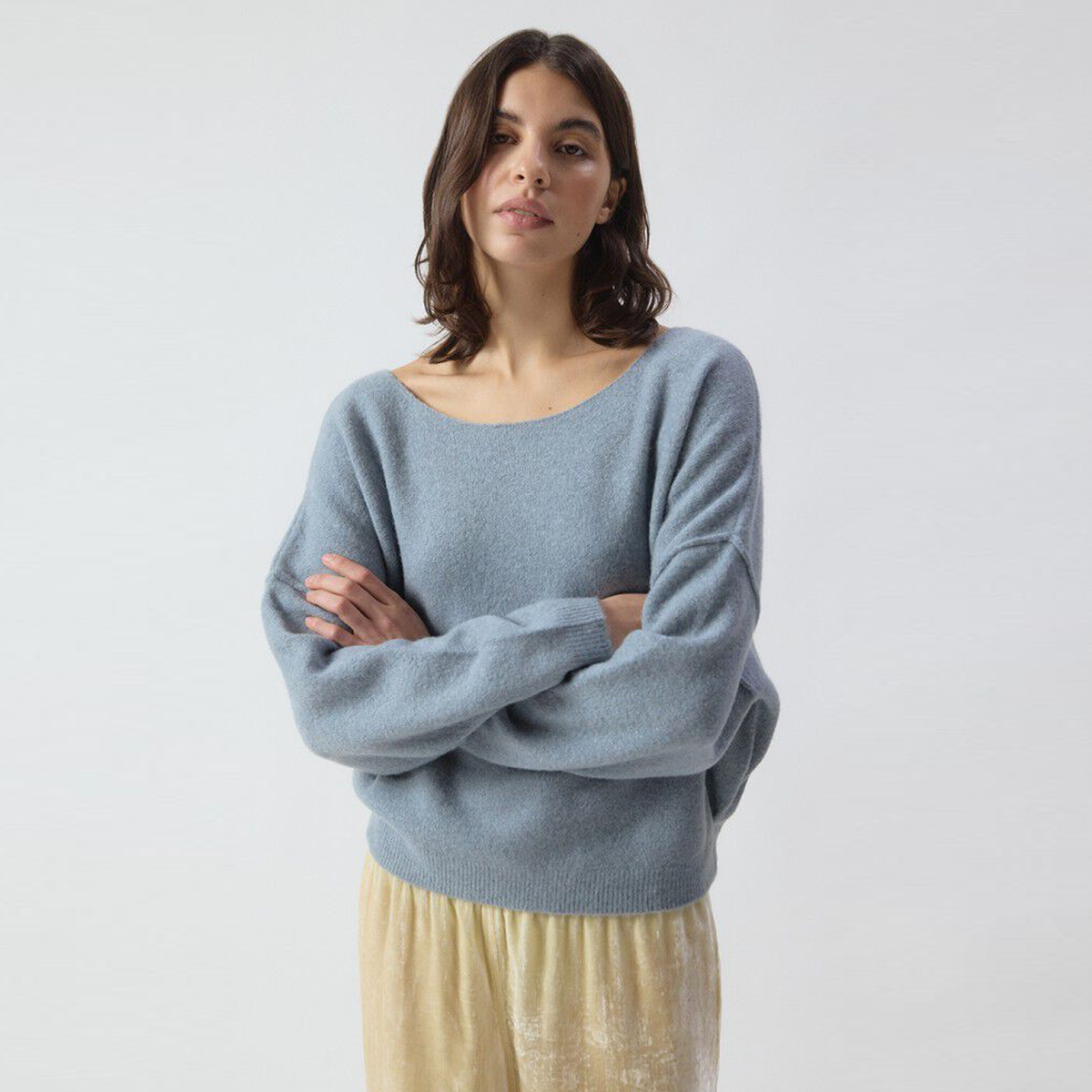 AMERICAN VINTAGE Pullover DAMSVILLE mit Wolle - Orage Chine