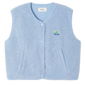 AMERICAN VINTAGE Weste HOKTOWN aus Teddy-Fell - Givre Chine
