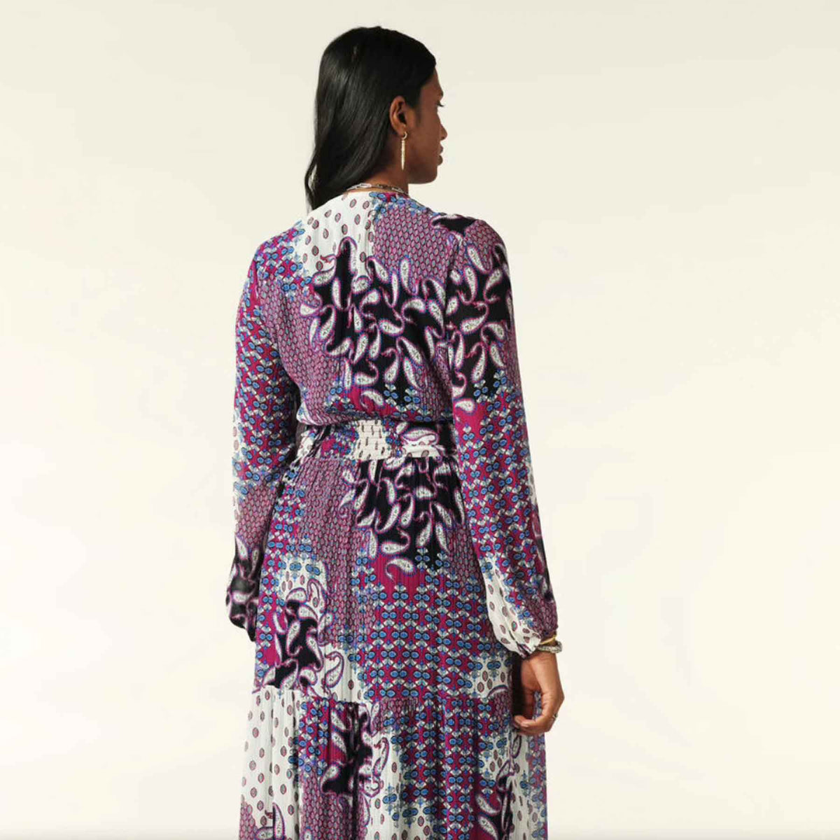 ba-sh-damen-kleid-bossy-ethnoprint-lila-violett-gemustert-boss-0181-3