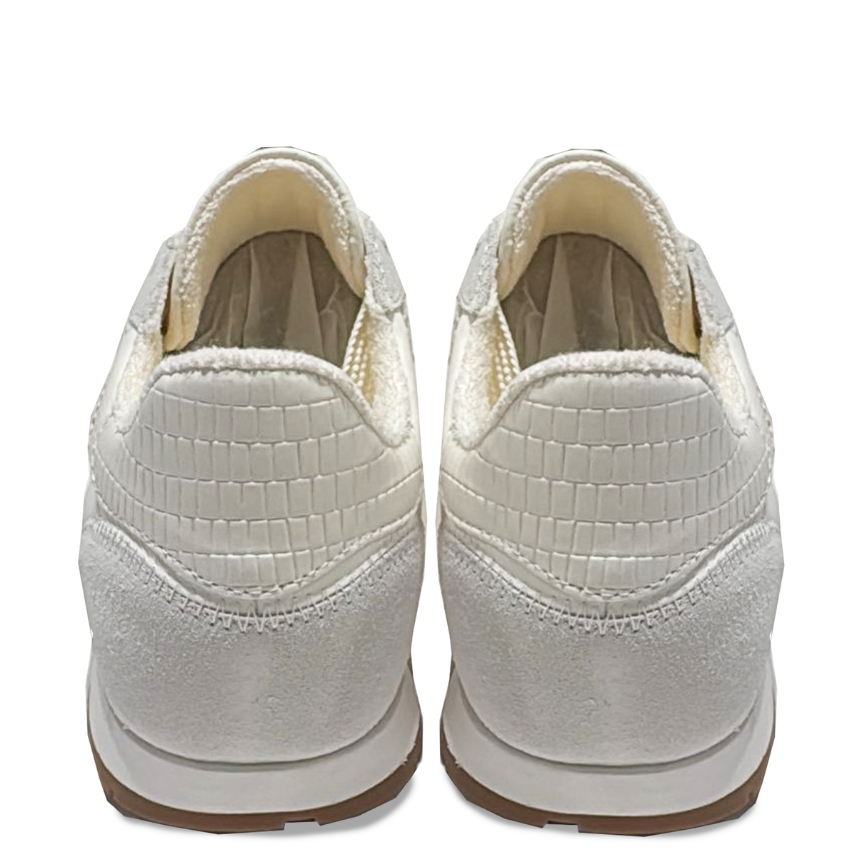 Sneaker ASIAN aus Leder - Nylon White