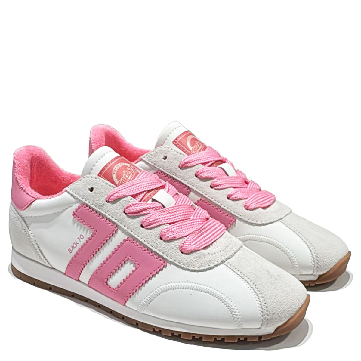 Sneaker ASIAN aus Leder - Pink