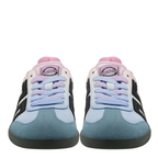 BACK70 Sneaker CLOUD RAINBOW aus Leder - Pink/Sky