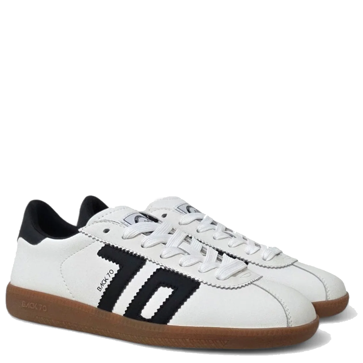 Sneaker SHELLY aus Leder - Schwarz