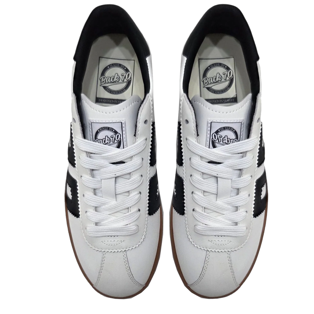 Sneaker SHELLY aus Leder - Schwarz