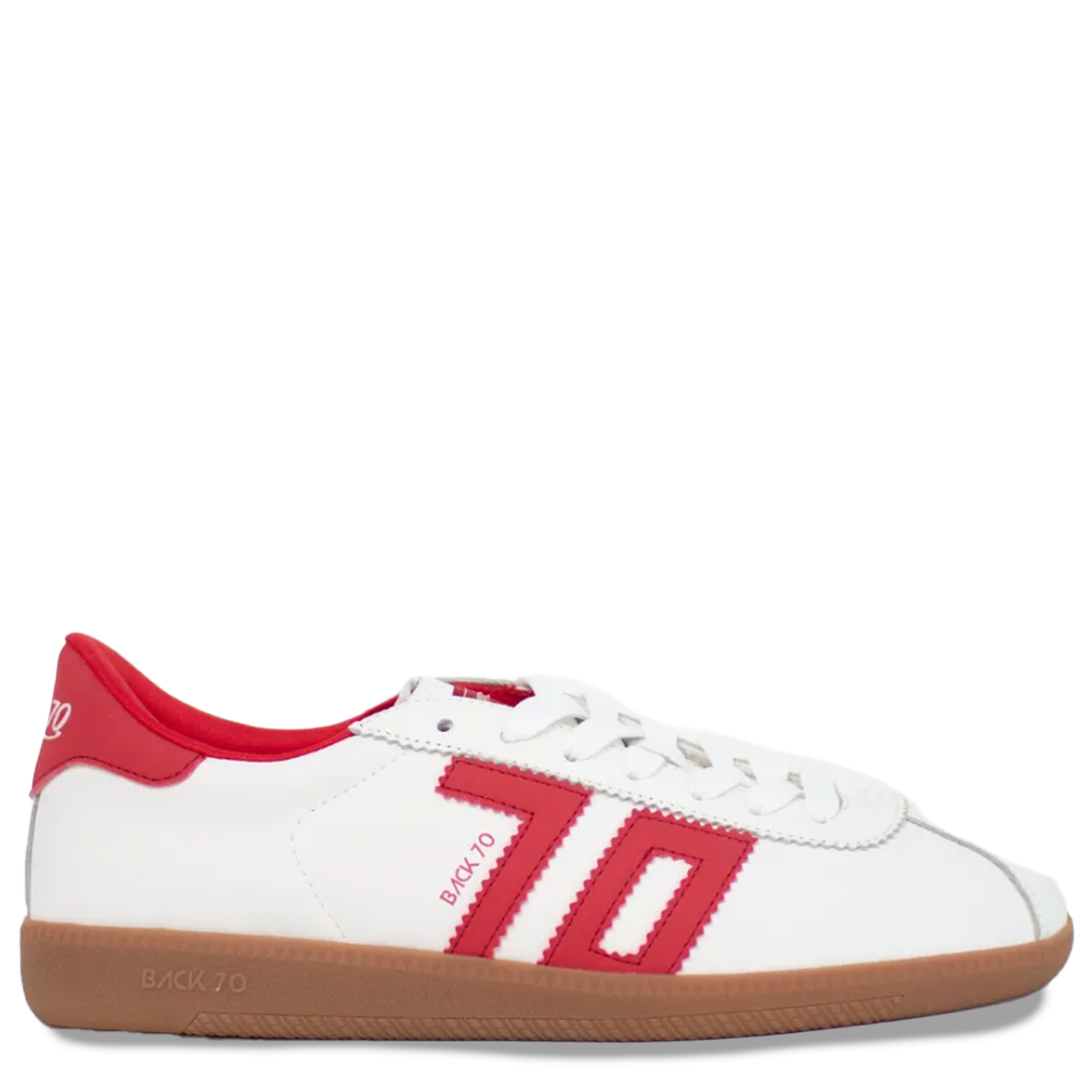 Sneaker SHELLY aus Leder - Rot