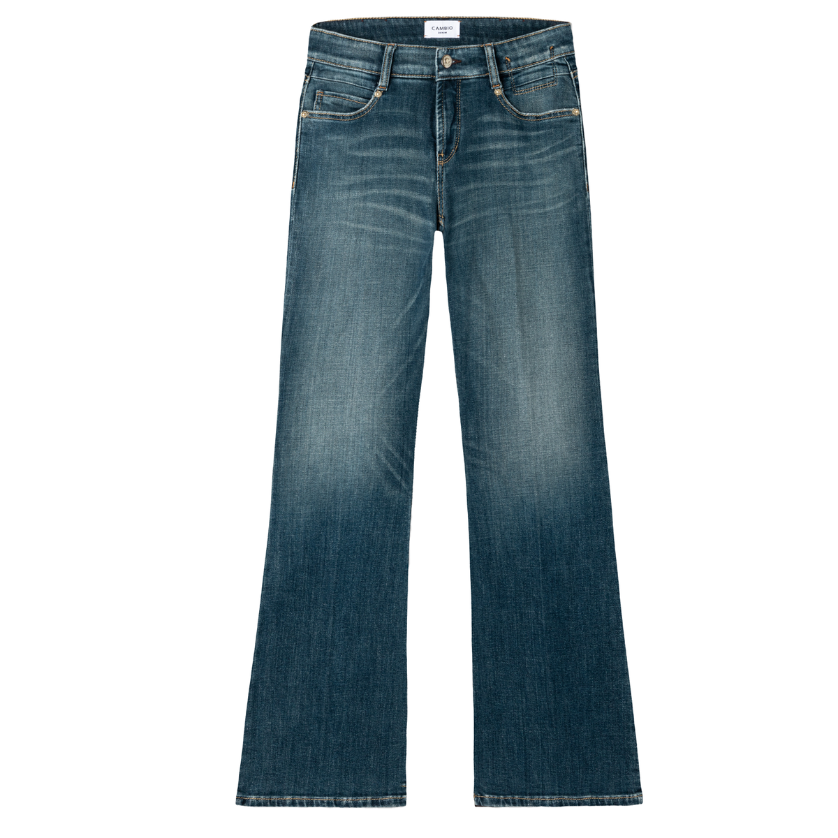 CAMBIO Jeans PARIS FLARED Mid Waist - Blau